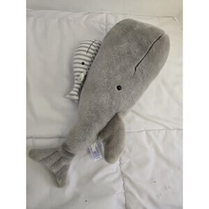 Aurora Sperm Grey Whale & Baby Retired Stuffed Animal Toy Ocean Mammal Sea Gift